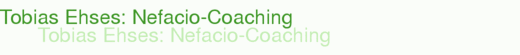 Tobias Ehses: Nefacio-Coaching